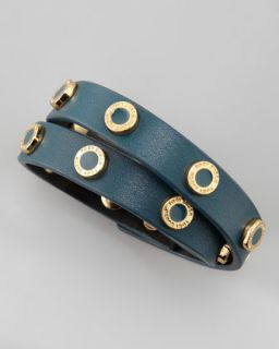 Studded Leather Bracelet    Studded Leather Bangle