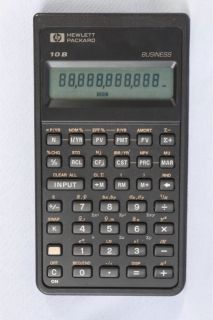 You are bidding on a Hewlett Packard Financial Calculator Model hp 10B
