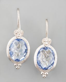 Blue Crystal Earrings  