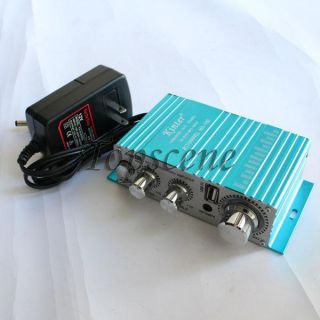 HI FI stereo audio amplifier 2 Channel Power Amplifier Mini Amp, Car