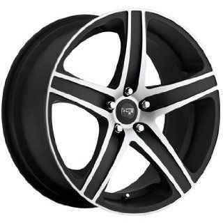 Niche Euro 19x8.5 Black Wheel / Rim 5x112 with a 50mm Offset and a 66