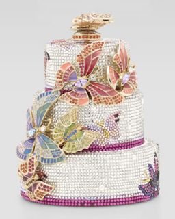 Judith Leiber Butterfly Cake Minaudiere   Neiman Marcus