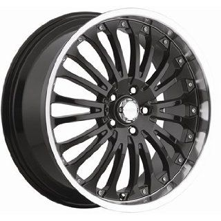 Menzari Hydro 18x8.5 Black Wheel / Rim 5x112 with a 35mm Offset and a