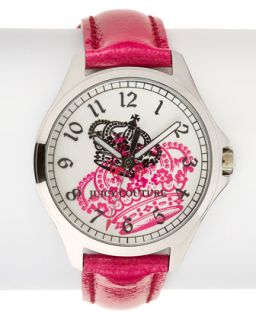 Juicy Couture Girls Tilted Crown Watch   