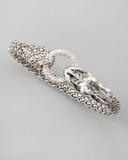 J6044 John Hardy Diamond Ring Naga Dragon Bracelet