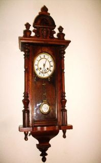 ANTIQUE WALL CLOCK REGULATOR GERMANY 1900 th DRP number 60721