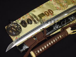 High Carbon Steel Japanese Sword Samurai Katana Full Tang Blade Sharp