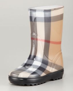 Burberry Check Rain Boots, House Check   