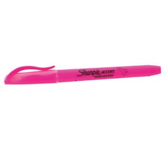  Pink Ribbon Pocket Style Highlighters 2 Pink Highlighters