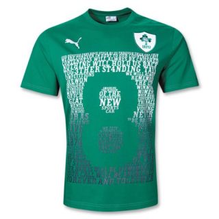 Ireland Number 8 Rugby T Shirt (Green) Clothing
