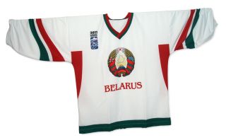 Team Belarus Hockey Jersey Adult L Official IIHF Slovakia Import New