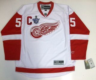 Nicklas Lidstrom Signed 2008 Detroit Red Wings Stanley Cup Jersey PSA