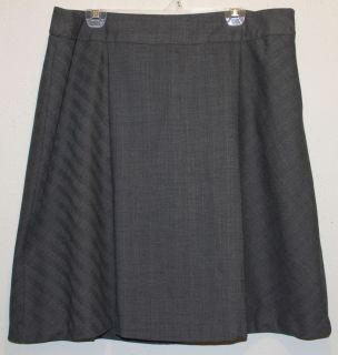 CJ Banks Charcoal Gray Flared Skirt Knee Length 20W