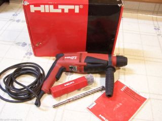 Hilti TE 2 Rotary Hammer Drill with 7 Drill Bits