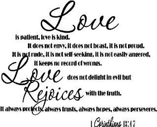 1 Corinthians 13:4 7 Love is patient, love is kind. It