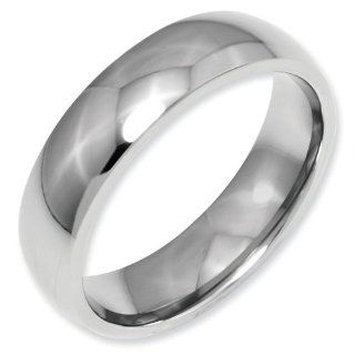 Titanium 6mm Polished Band Ring Size 13.75 Jewelry