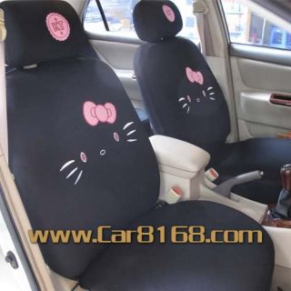 Hello Kitty Cute Car Auto Front Rear Seat Covers 10pcs