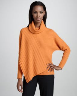 Missoni Ribbed Turtleneck Sweater & Large Zigzag Skirt   Neiman