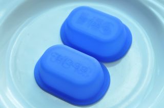  of 2 Flexible Silicone Soap Molds Soap Making Moulds His Hers