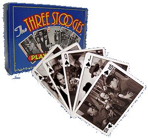 THE THREE STOOGES PLAYING CARDS DECK 54 DIFFERENT PHOTOS NEW