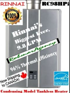 Please Visit our E Bay Store for Other Rinnai Models and Sizes at