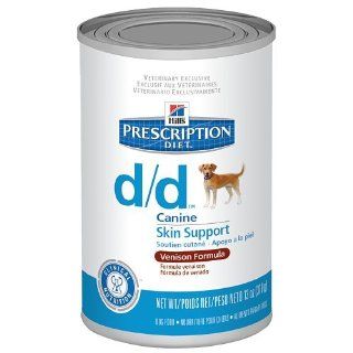   Hills D/D Skin Support Venison Dog Food 12 13 oz cans