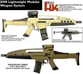 Heckler Koch XM8 Rifle Factory Brochure H K XM8 HK