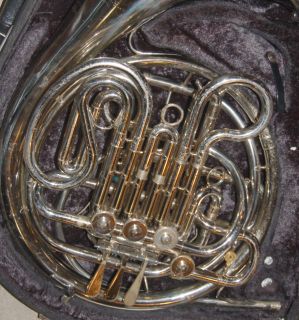 holton farkas h179 double french horn nickel silver