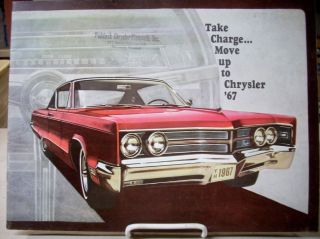 1967 67 Chrysler New Yorker 300 Newport Town Country Sales Brochure