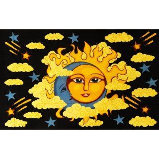 Sun in Clouds Wall Tapestry #37 