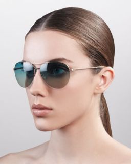 Barton Perreira Classic Aviator Sunglasses   