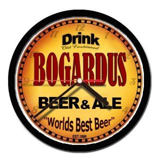 BOGARDUS beer and ale cerveza wall clock: Everything Else