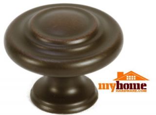 Cabinet Hardware 3 Ring Knobs Oil Rubbed Bronze Knob