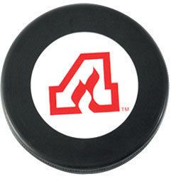  Flames NHL Team Logo Throwback Hockey Puck Lot of 5 Pucks