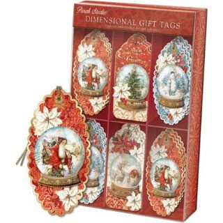  Gift Tags   Snow Globe Design (Set of 18): Health & Personal Care