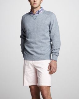 Peter Millar Cashmere Linen Sweater, Montauk Plaid Sport Shirt