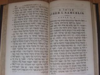 1839 Biblia Hebraica Hebrew Bible Augustus Hahn 2 Vol