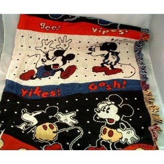 Disney Mickey Mouse Blanket 55 X 60 Inches Made in the USA