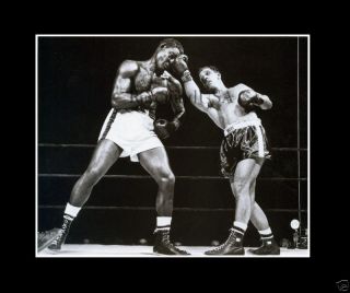   ROCKY MARCIANO Yankee Stadium Charles Hoff Boxing Champ NY MATTED