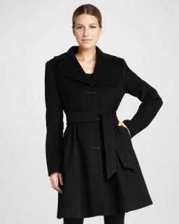 Cinzia Rocca Belted Wool Coat   Neiman Marcus