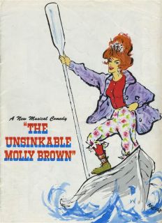 Unsinkable Molly Brown Souvenir Program Tammy Grimes Harve Presnell
