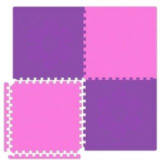Economy SoftFloors Set in Pink / Purple Size 8 x 12