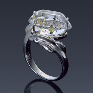 herkimer diamond dolpin 925 sterling silver ring sku 1860 availability