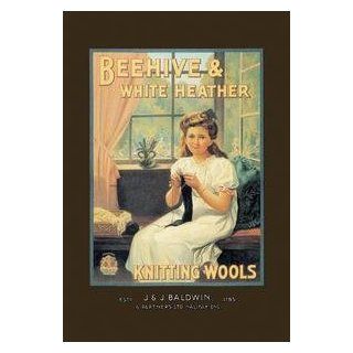 Paper poster printed on 20 x 30 stock. Beehive and White