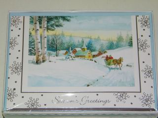  Magic Group 18 Seasons Greetings Holiday Christmas Cards & Envelopes