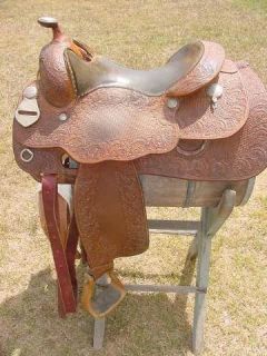 Custom Jim Taylor Reining Saddle for Doug Milholland