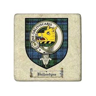 Ballantyne Clan Badge Marble Tile   