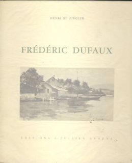 Frederic Dufaux 1852 1943 Swiss Artist Henri de Ziegler