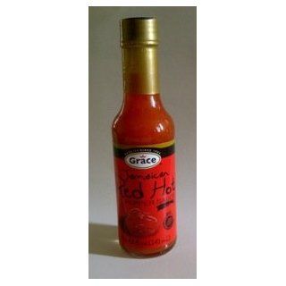 Grace Jamaican Red Hot Pepper Sauce 4.8oz (Single Bottle) Product of