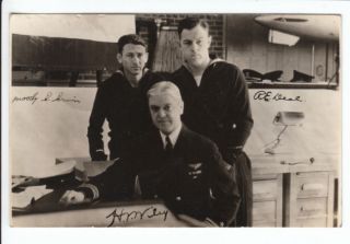 US Navy Admiral Henry A Wiley Crew Real Photo Postcard